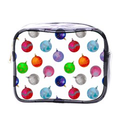 Christmas Balls Mini Toiletries Bag (one Side) by SychEva