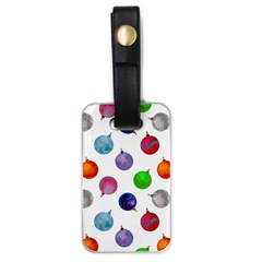 Christmas Balls Luggage Tag (one Side) by SychEva