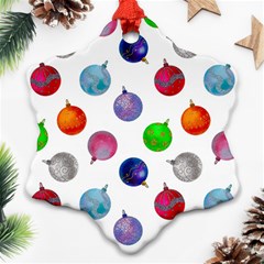 Christmas Balls Ornament (snowflake) by SychEva