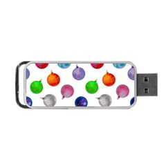 Christmas Balls Portable Usb Flash (one Side) by SychEva