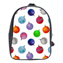 Christmas Balls School Bag (xl) by SychEva