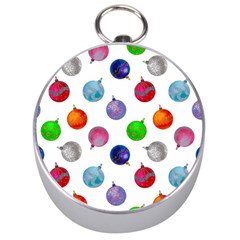 Christmas Balls Silver Compasses by SychEva