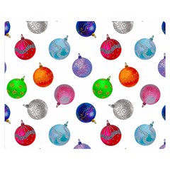 Christmas Balls Double Sided Flano Blanket (medium)  by SychEva