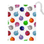 Christmas Balls Drawstring Pouch (5XL) Front