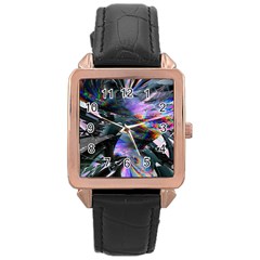 Marco Rose Gold Leather Watch  by MRNStudios