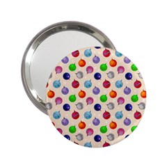 Christmas Balls 2 25  Handbag Mirrors by SychEva