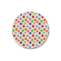 Christmas Balls Magnet 3  (round) by SychEva