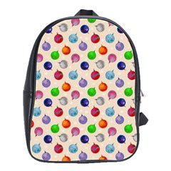 Christmas Balls School Bag (large) by SychEva