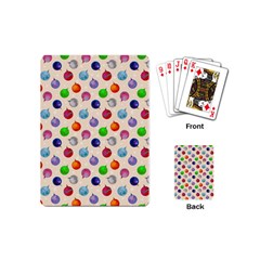 Christmas Balls Playing Cards Single Design (mini) by SychEva