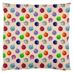 Christmas Balls Large Cushion Case (one Side) by SychEva