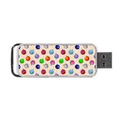 Christmas Balls Portable Usb Flash (two Sides) by SychEva