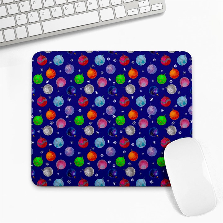 Christmas Balls Large Mousepads