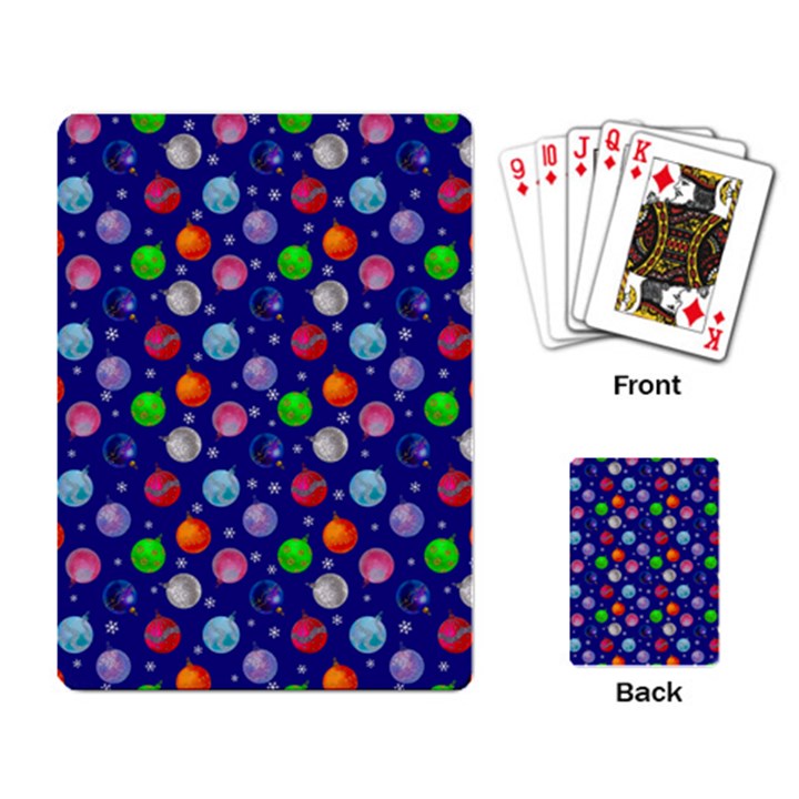 Christmas Balls Playing Cards Single Design (Rectangle)