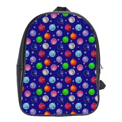 Christmas Balls School Bag (large) by SychEva