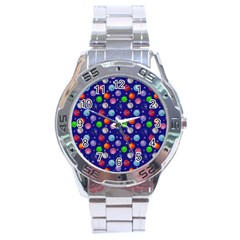 Christmas Balls Stainless Steel Analogue Watch by SychEva