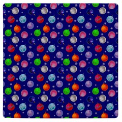 Christmas Balls Uv Print Square Tile Coaster  by SychEva