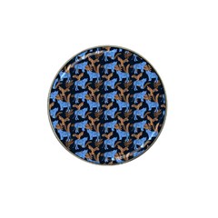 Blue Tigers Hat Clip Ball Marker (10 Pack) by SychEva