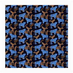 Blue Tigers Medium Glasses Cloth (2 Sides) by SychEva