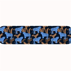 Blue Tigers Large Bar Mats by SychEva