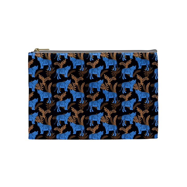 Blue Tigers Cosmetic Bag (Medium)