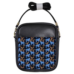 Blue Tigers Girls Sling Bag by SychEva