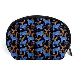 Blue Tigers Accessory Pouch (large) by SychEva