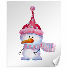 Snowman Canvas 16  X 20  by SychEva