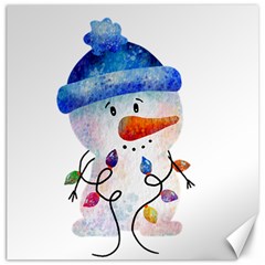 Snowman Canvas 12  X 12  by SychEva