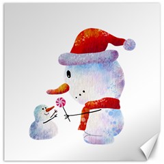 Snowman Canvas 12  X 12  by SychEva