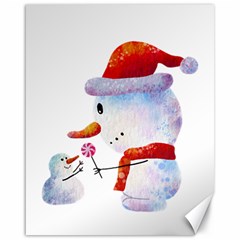 Snowman Canvas 16  X 20  by SychEva