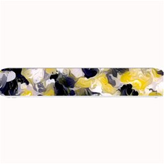 Black, Gray And Yellow Swirls  Small Bar Mats by Khoncepts