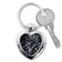 Giger Love Letter Key Chain (heart) by MRNStudios