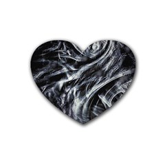 Giger Love Letter Rubber Coaster (heart) by MRNStudios