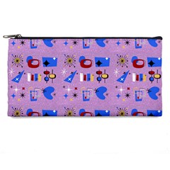 Pink 50s Pattern Pencil Case by NerdySparkleGoth