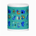 Green 50s Pattern Morph Mugs Center