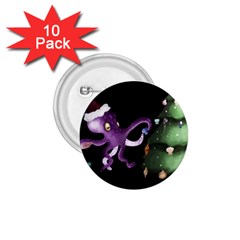 Octopus Black 1.75  Buttons (10 pack)