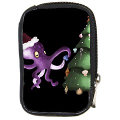 Octopus Black Compact Camera Leather Case by Blueketchupshop