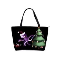 Octopus Black Classic Shoulder Handbag by Blueketchupshop