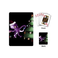 Octopus Black Playing Cards Single Design (Mini)