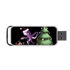 Octopus Black Portable USB Flash (One Side)