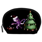 Octopus Black Accessory Pouch (Large) Front