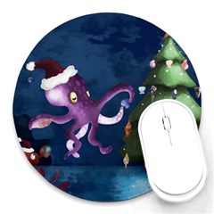 Octopus Color Round Mousepads by Blueketchupshop