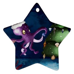 Octopus Color Ornament (star) by Blueketchupshop