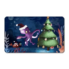 Octopus Color Magnet (rectangular) by Blueketchupshop