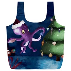 Octopus Color Full Print Recycle Bag (xxxl) by Blueketchupshop