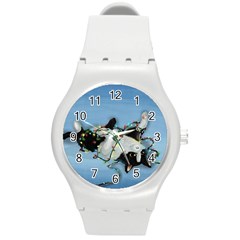 U Boji Round Plastic Sport Watch (m) by Blueketchupshop