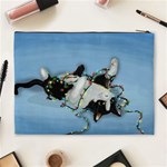 Christmas Cat Cosmetic Bag (XL) Back