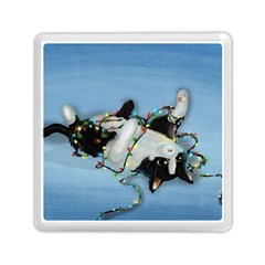 Christmas Cat Memory Card Reader (square) by Blueketchupshop