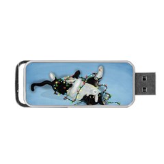 Christmas Cat Portable Usb Flash (one Side)