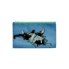 Christmas Cat Cosmetic Bag (xs) by Blueketchupshop